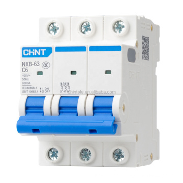 Made in China MCCB 3P Molded Case Miniature Circuit Break Chint Mcb Electrical Miniature Mini Circuit Breakers